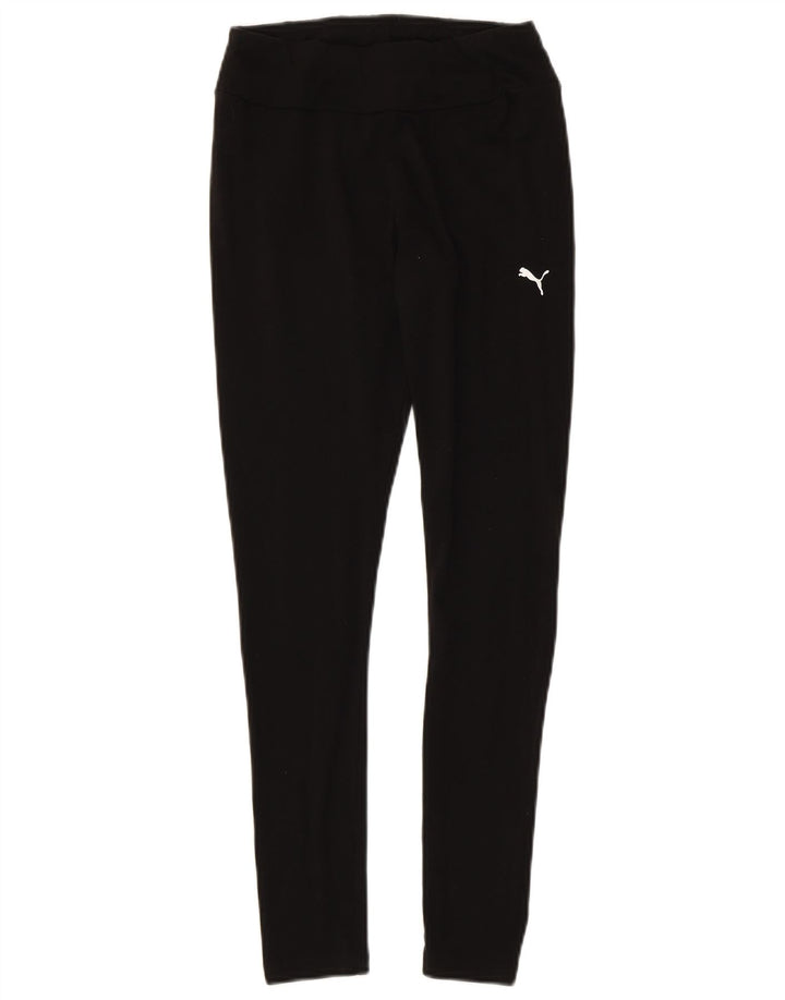 Leggings Puma Feminino UK 8 Pequeno Algodão Preto