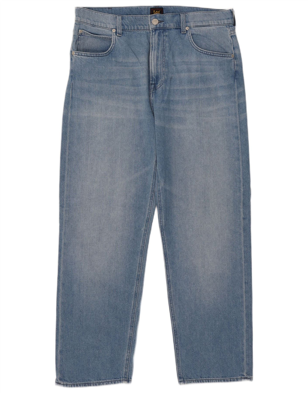 Jeans retos femininos Lee W34 L29 algodão azul