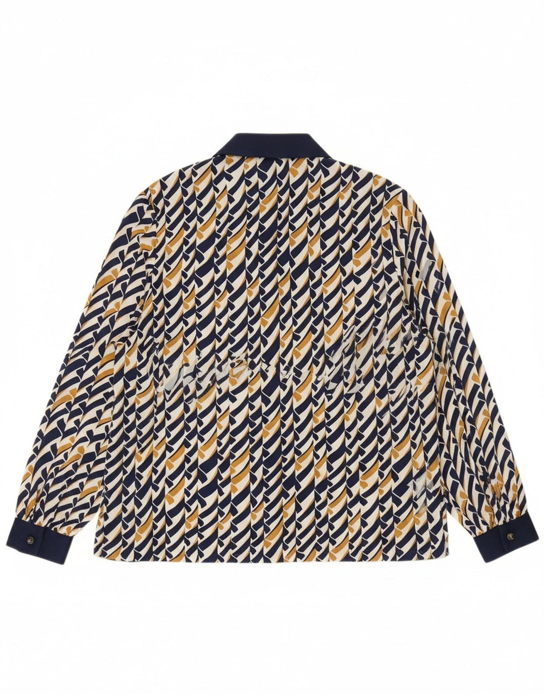 Blusa feminina GLASER com estampa abstrata UK 14 média multicolorida