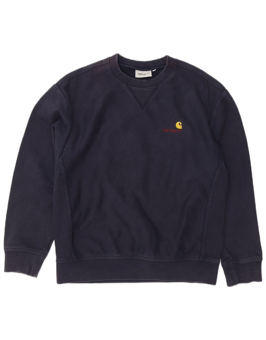Carhartt moletom masculino jumper médio azul marinho algodão