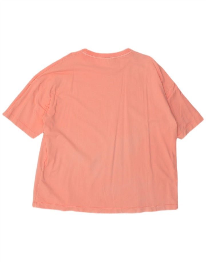 Camiseta masculina ZARA Top XL algodão rosa