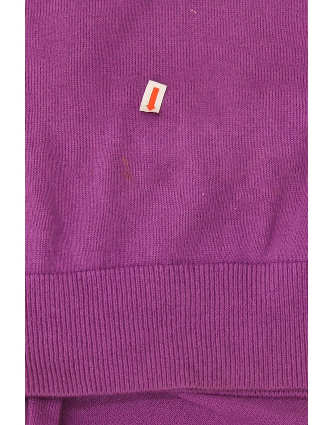 TOMMY HILFIGER Mens V-Neck Jumper Sweater Medium Purple Cotton Vintage Tommy Hilfiger and Second-Hand Tommy Hilfiger from Messina Hembry 