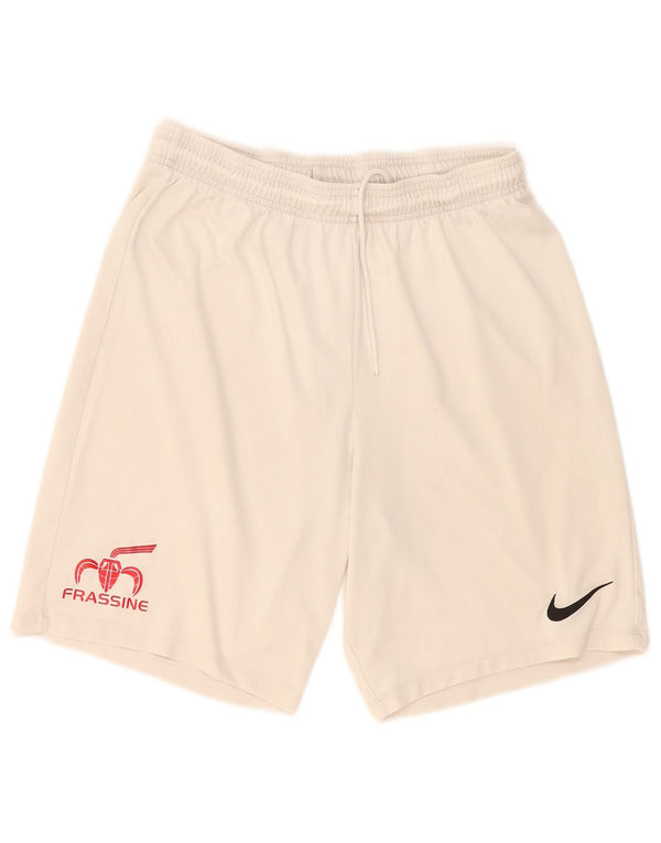 Nike Mens Dri Fit Sport Shorts Grande Poliéster Branco