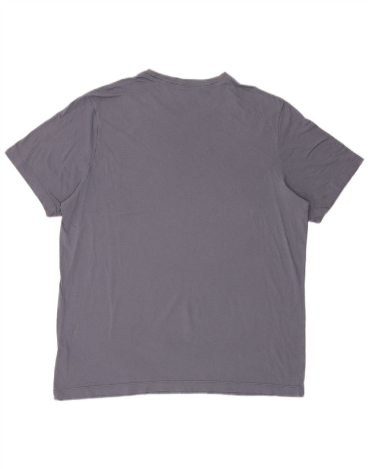 Camiseta Nike masculina gráfica Top XL algodão azul