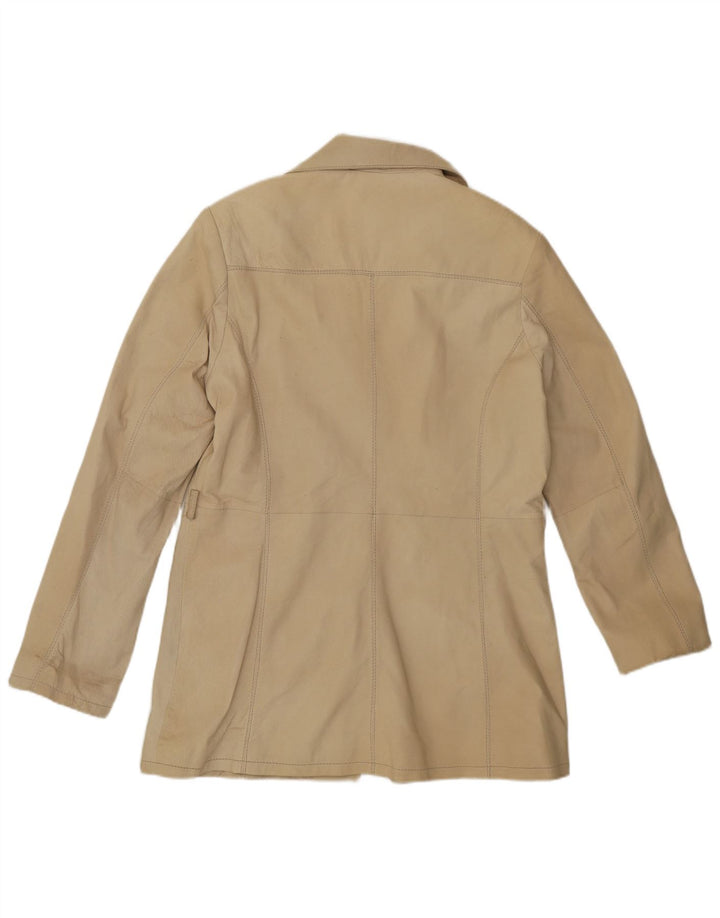 Casaco de couro feminino CONBIPEL IT 48 XL couro bege
