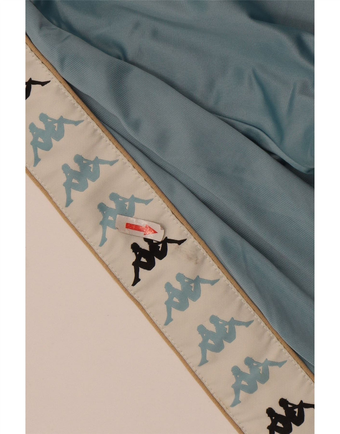 Kappa Mens Graphic Tracksuit Top Jacket Médio Azul Colourblock Poliéster