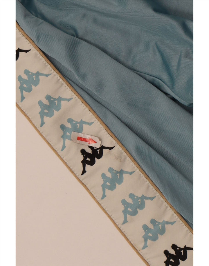 Kappa Mens Graphic Tracksuit Top Jacket Médio Azul Colourblock Poliéster