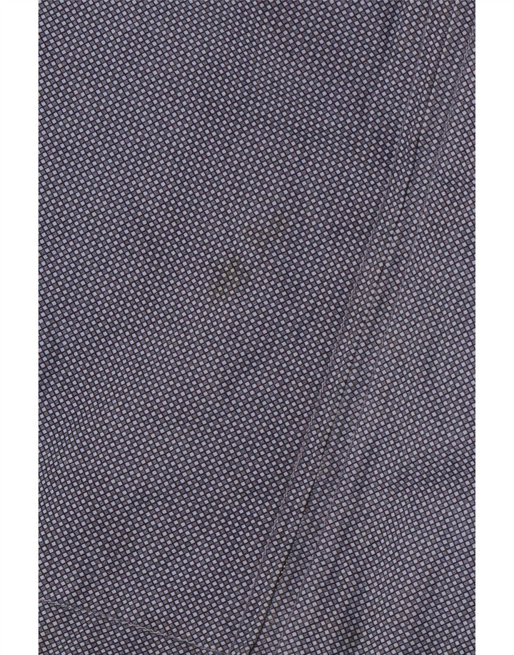 Jaqueta bomber masculina MARKS & SPENCER UK 38 algodão manchado azul médio