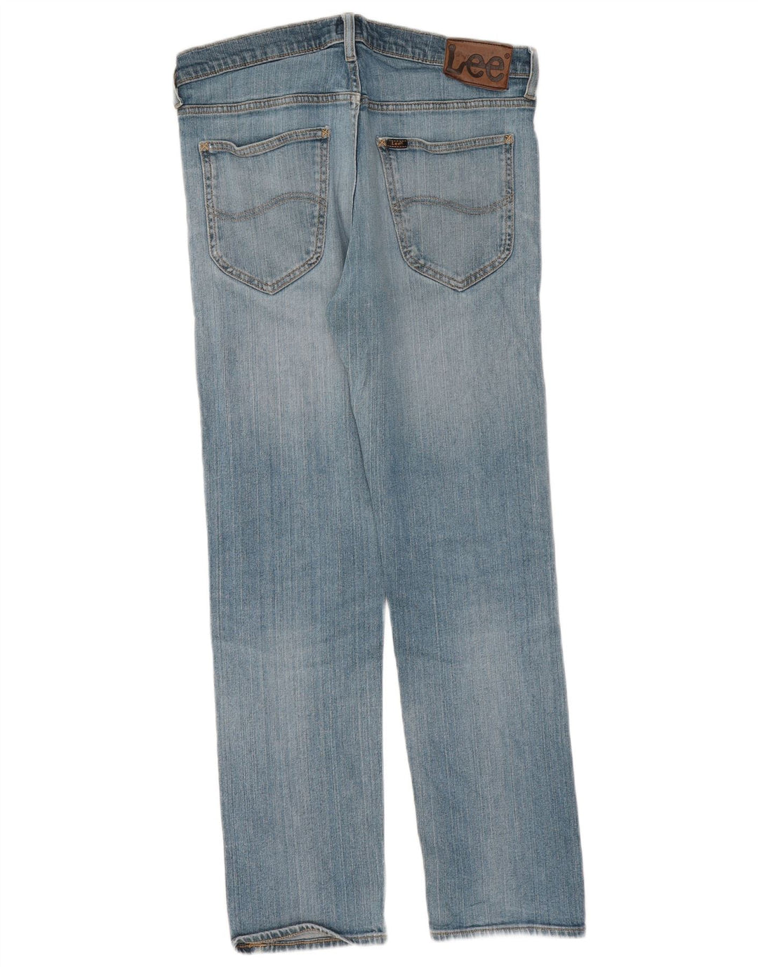 Jeans femininos LEE Daren Straight W33 L32 azul algodão