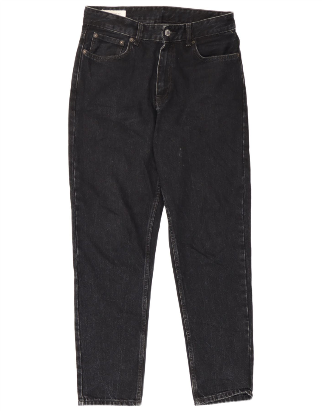 Zara Mens Slim Jeans EU 38 Pequeno W30 L29 Preto