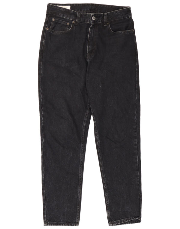 Zara Mens Slim Jeans EU 38 Pequeno W30 L29 Preto