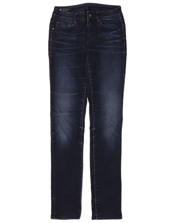 Jeans skinny feminino G-Star W29 L36 algodão azul marinho