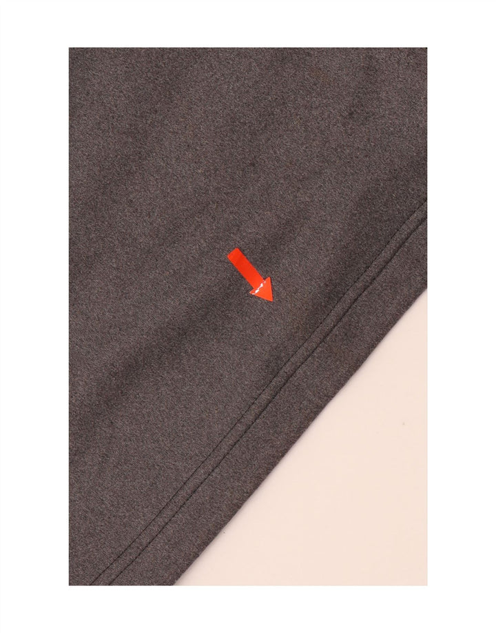 ASICS Mens Tracksuit Top Jacket Grande Cinza Poliéster