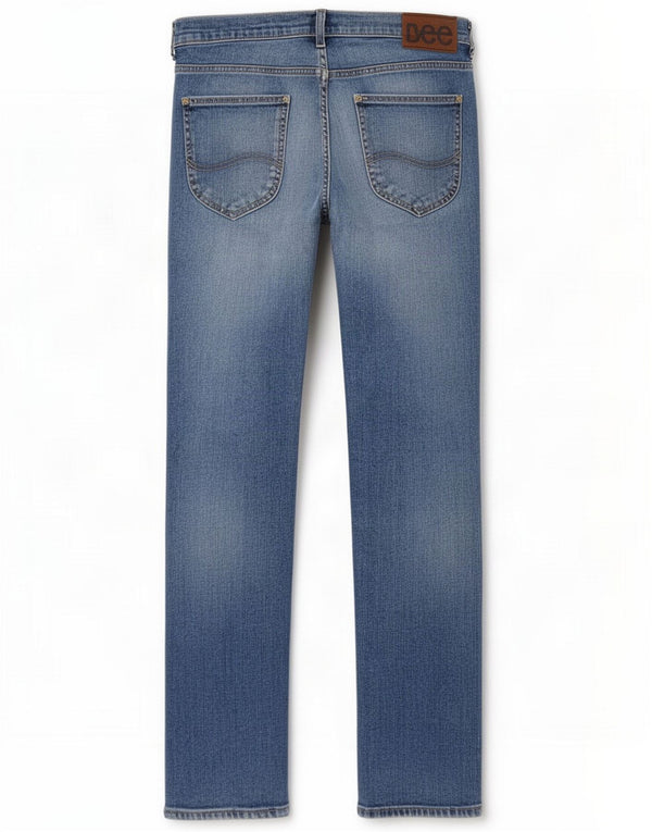 Lee Mens Powell Slim Jeans W34 L34 Azul Algodão
