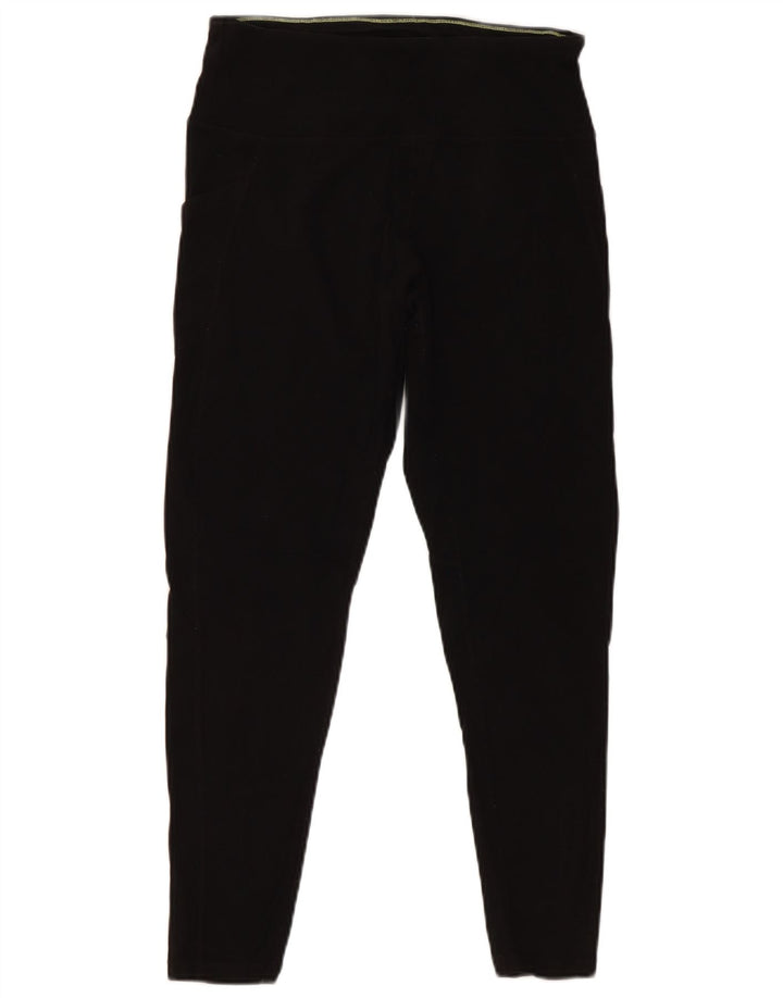 Calça legging feminina CALVIN KLEIN com estampa gráfica UK 12 algodão preto médio