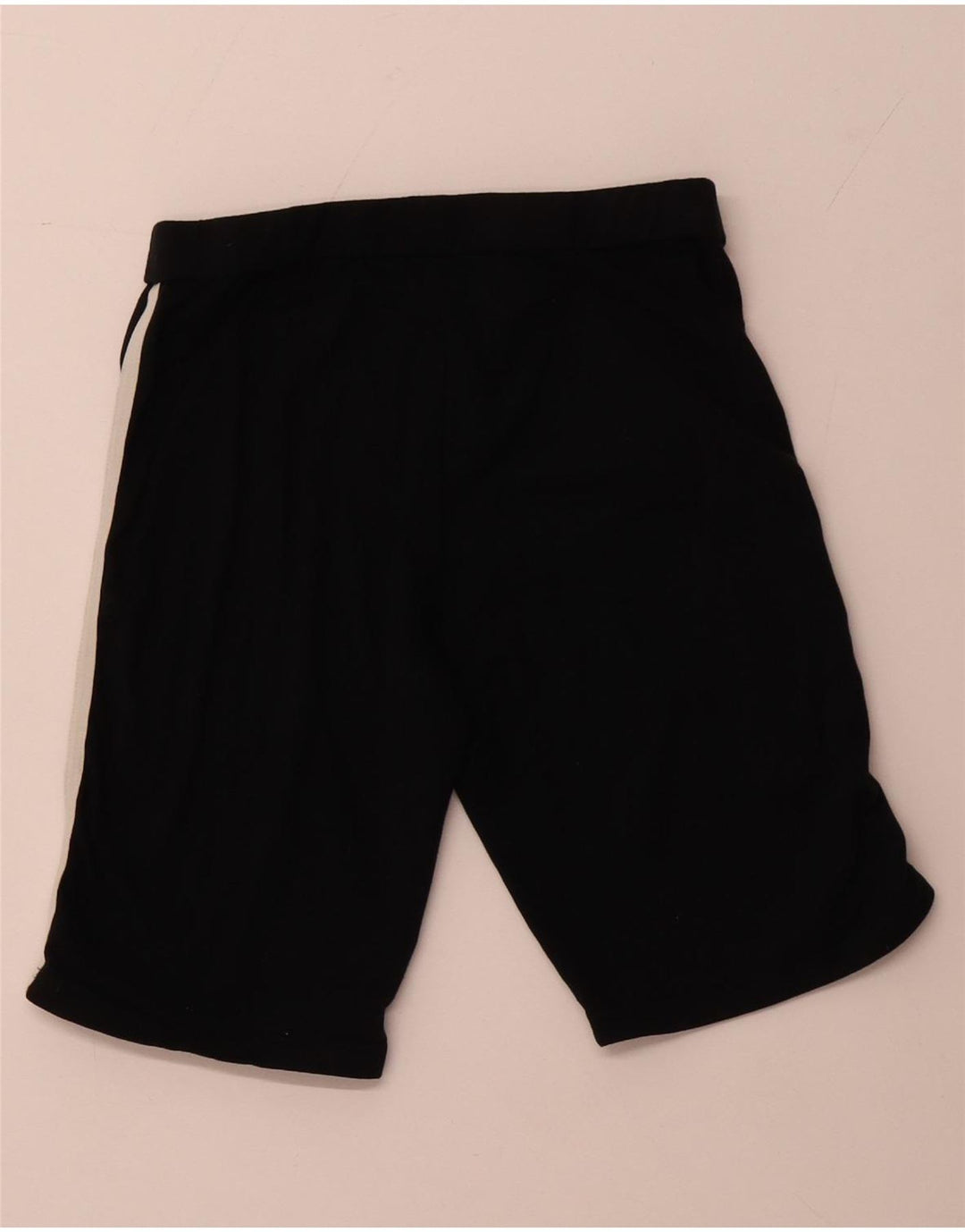 Shorts esportivos femininos ELLESSE UK 12 algodão preto médio