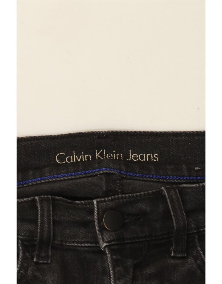 Calça jeans skinny feminina CALVIN KLEIN W26 L29 preta