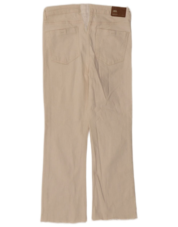 Calça jeans feminina Zara EU 40 médio W28 L25 bege