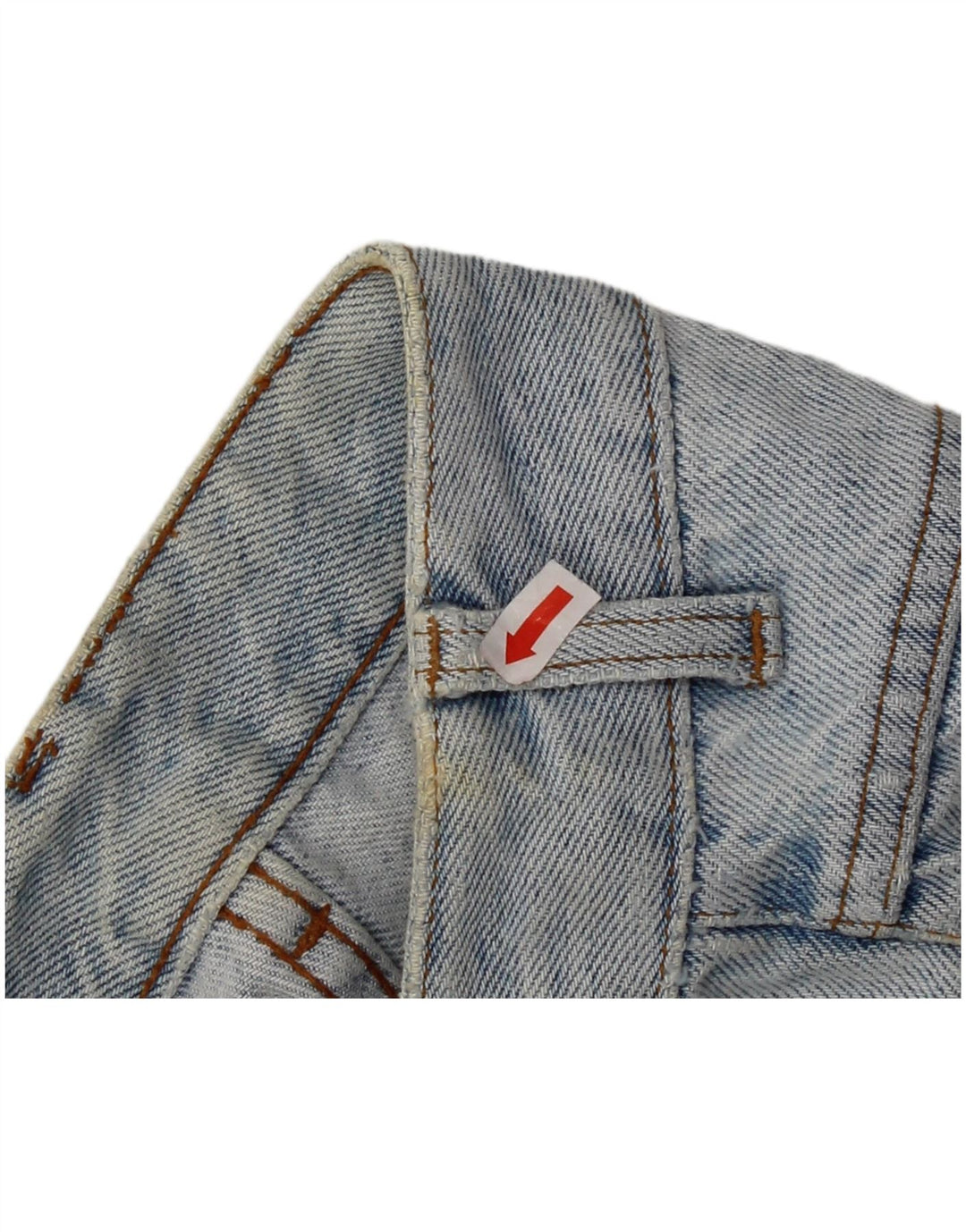Shorts jeans masculino UNIFORM W33 algodão azul médio