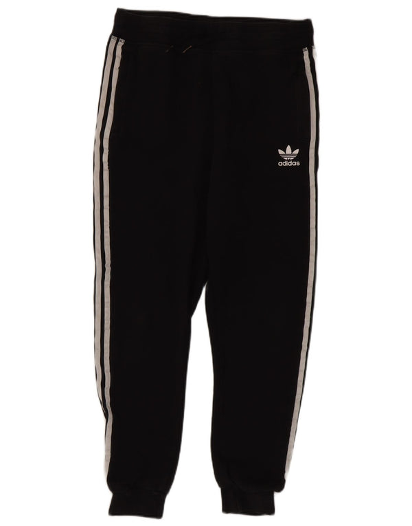 Adidas meninos calças de treino joggers 13-14 anos algodão preto