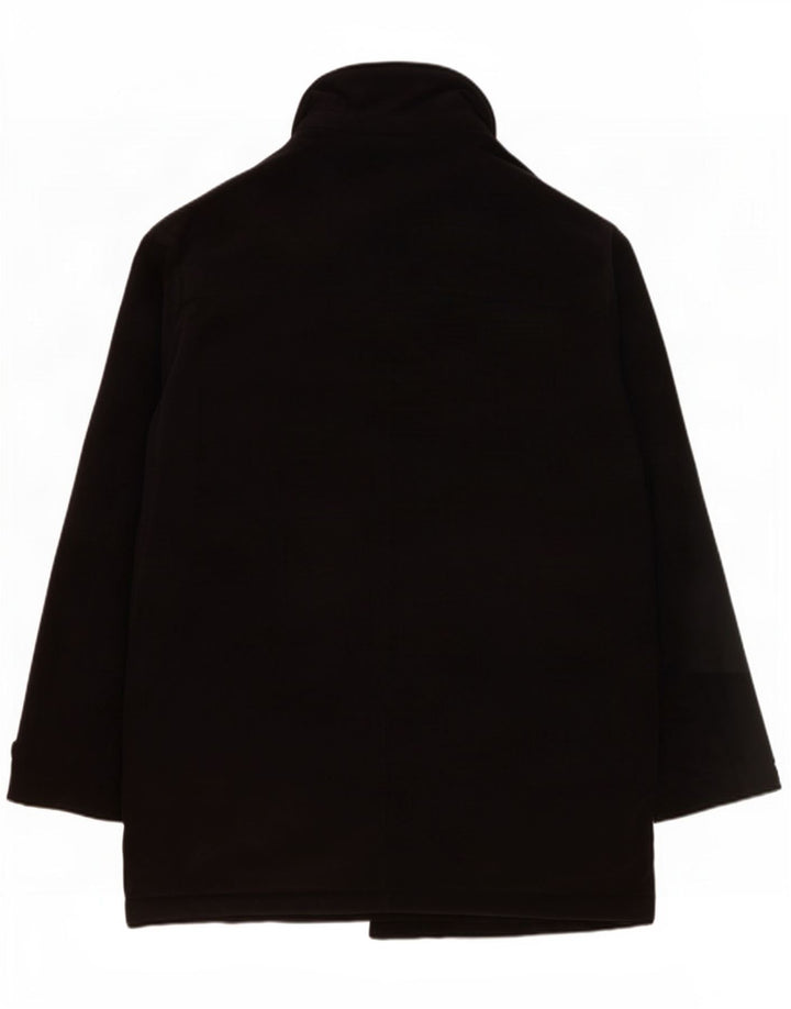 Sobretudo masculino Marks & Spencer UK 40 grande poliéster preto