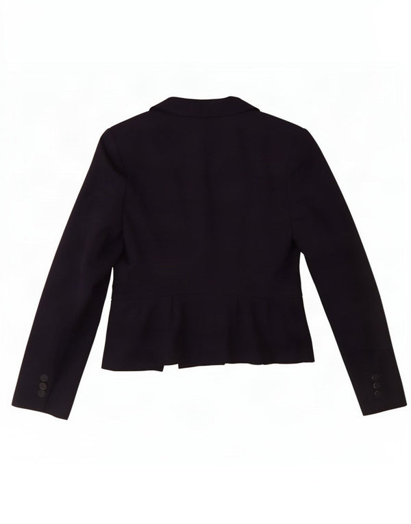 Jaqueta blazer feminina Hobbs com 1 botão Reino Unido 12 lã azul marinho médio