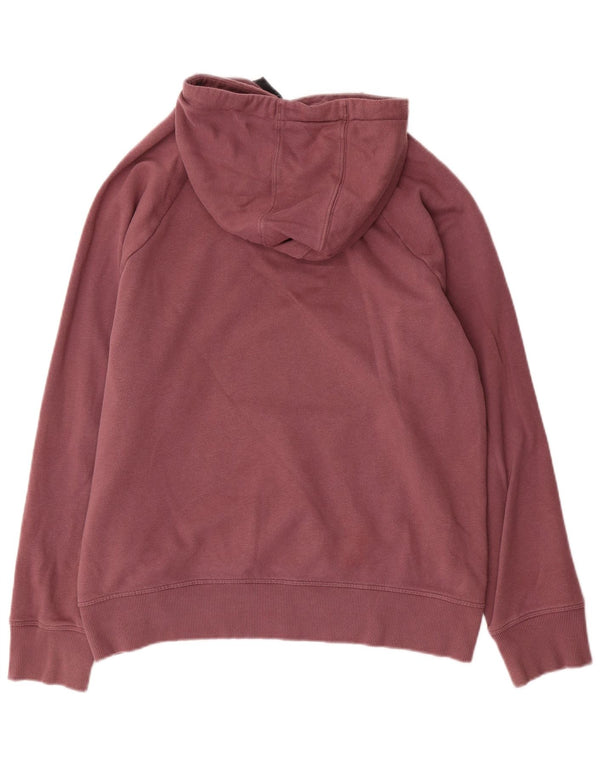 Under Armour feminino oversized moletom com capuz UK 18 XL algodão borgonha