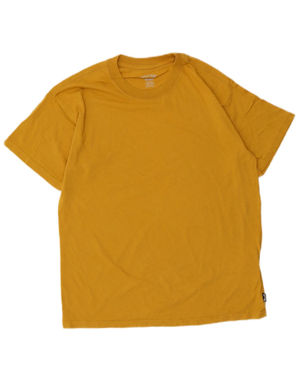 Camiseta masculina Billabong Top XS de algodão amarelo