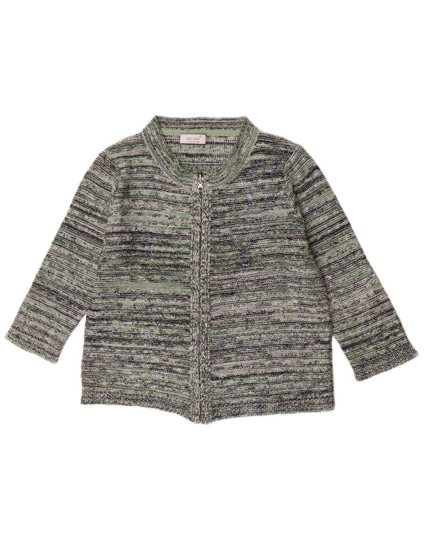 Marks & Spencer Suéter feminino Per Una Crop Cardigan Reino Unido 14 Grande Azul