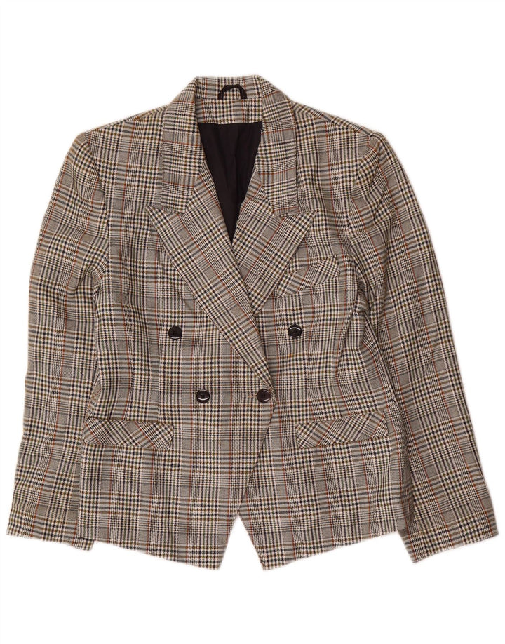 Bernard Jaqueta Blazer Feminina UK 12 Médio Multicolorido Houndstooth