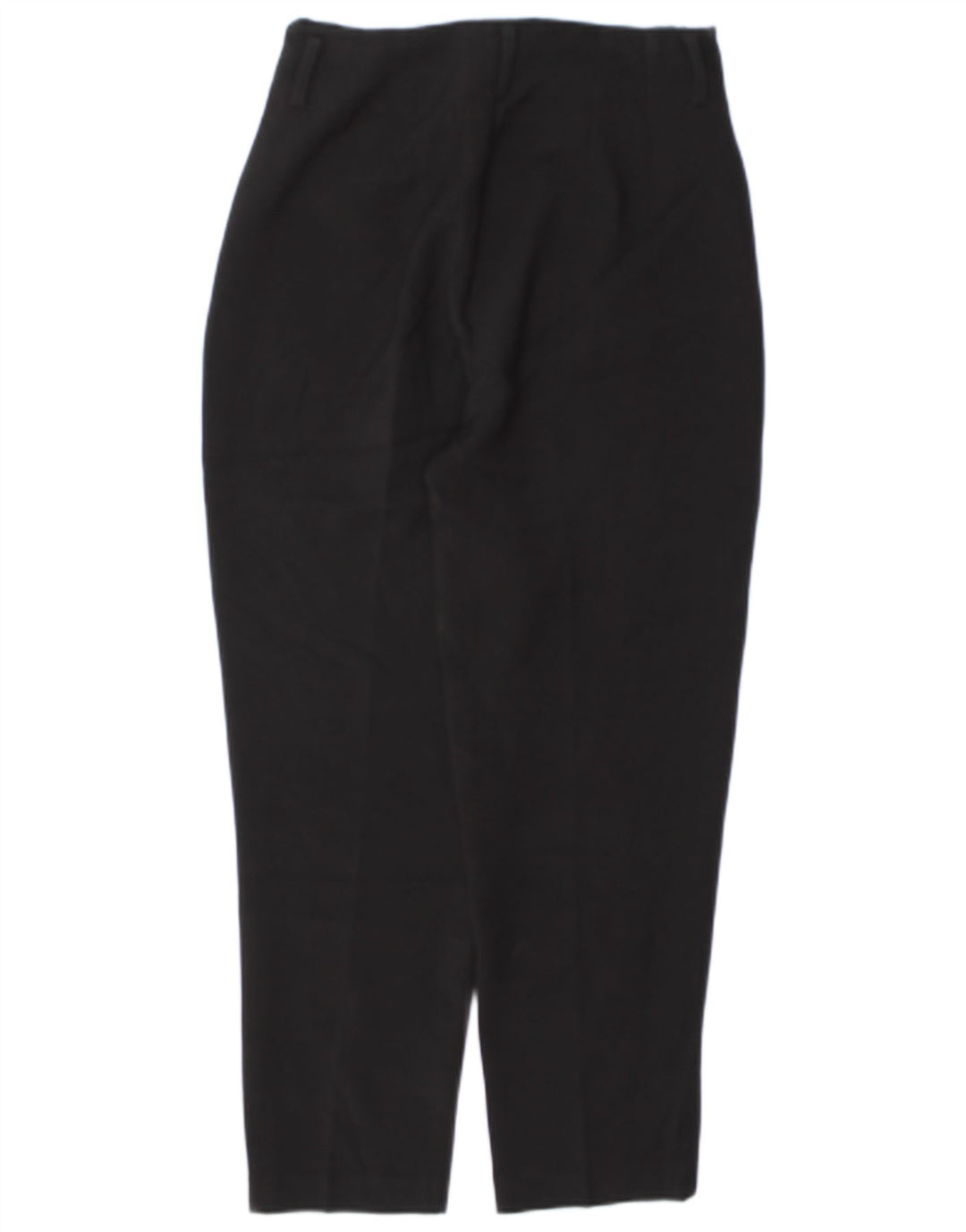 Zara Calça feminina casual cônica média W28 L27 poliéster preto