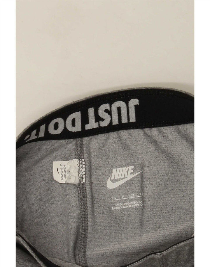 Leggings Nike Graphic Femininas UK 4 XS Cinza