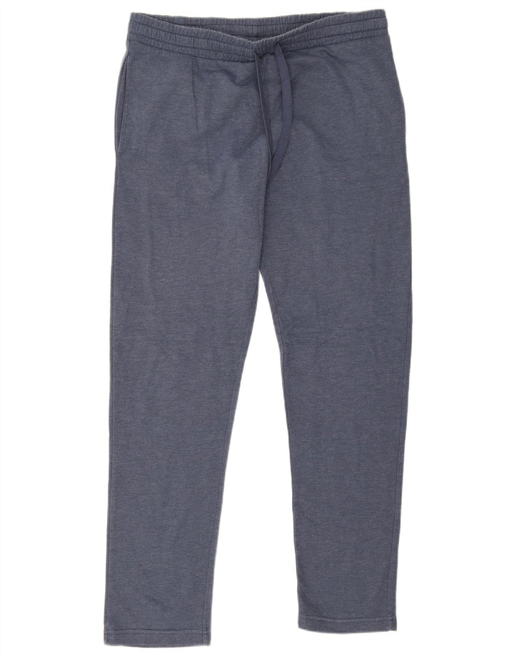 Calça de treino masculina Marks & Spencer grande algodão azul marinho