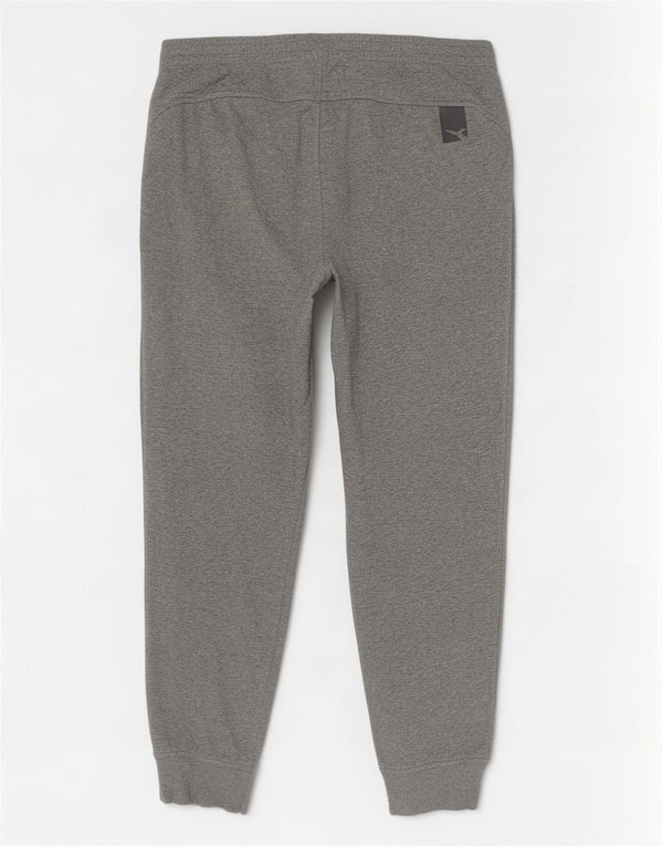 Calça de treino masculina Diadora Joggers XL cinza algodão manchado