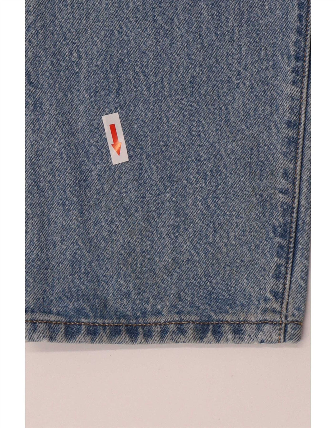 Calça jeans feminina Levi's 501 Straight W25 L30 azul algodão