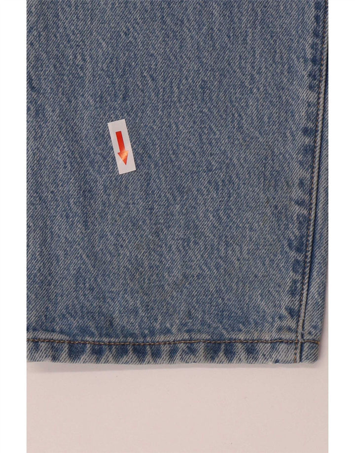 Calça jeans feminina Levi's 501 Straight W25 L30 azul algodão