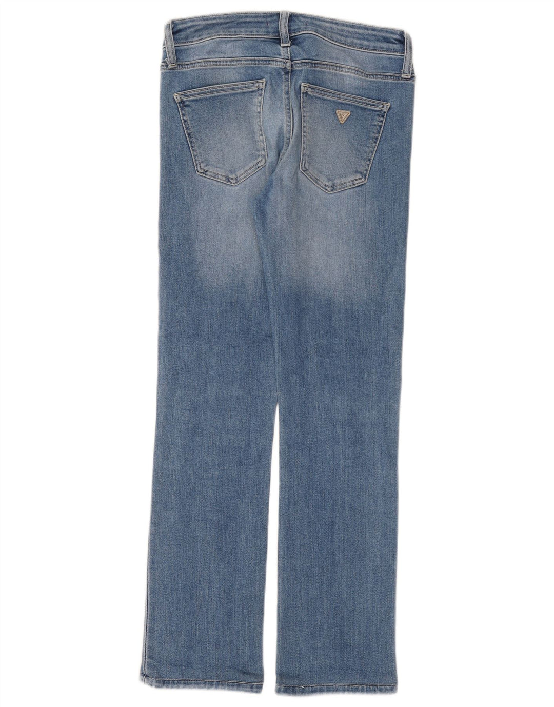 Guess Jeans retos femininos W27 L28 algodão azul