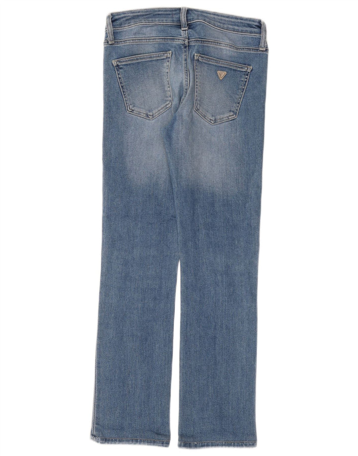 Guess Jeans retos femininos W27 L28 algodão azul