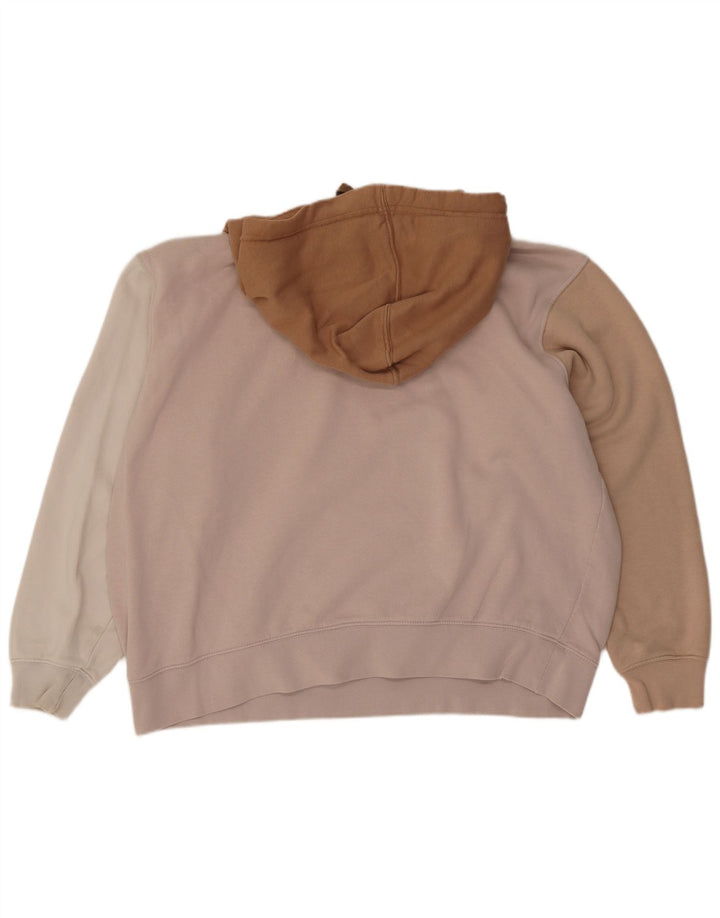 Jumper com capuz Nike feminino oversized UK 16 grande bloco colorido multicolorido