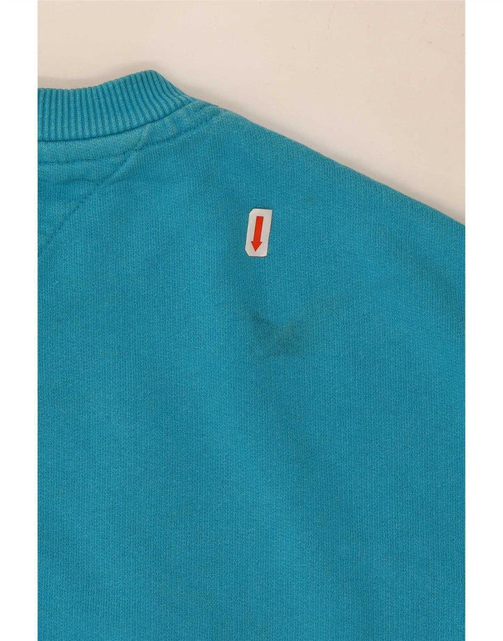 Tommy Hilfiger moletom gráfico masculino jumper pequeno azul algodão