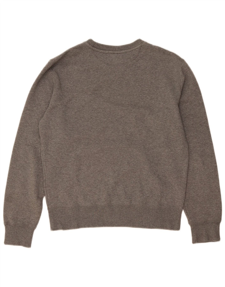 Puma masculino gráfico moletom jumper médio cinza manchado