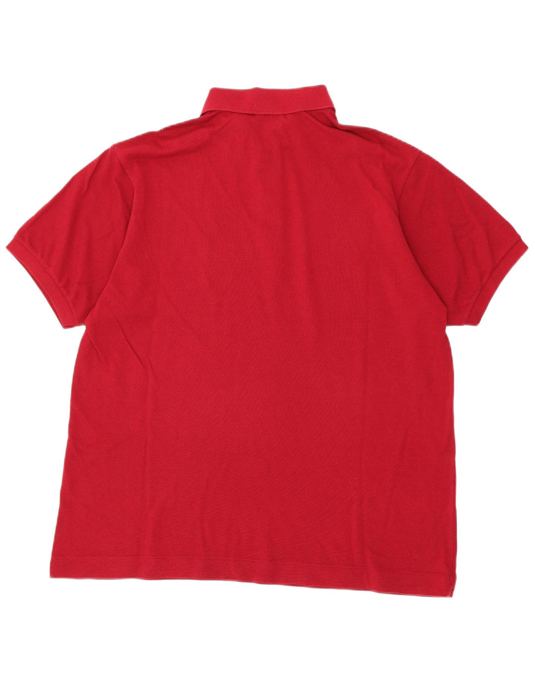 Camisa polo masculina LACOSTE tamanho 6 XL algodão vermelho