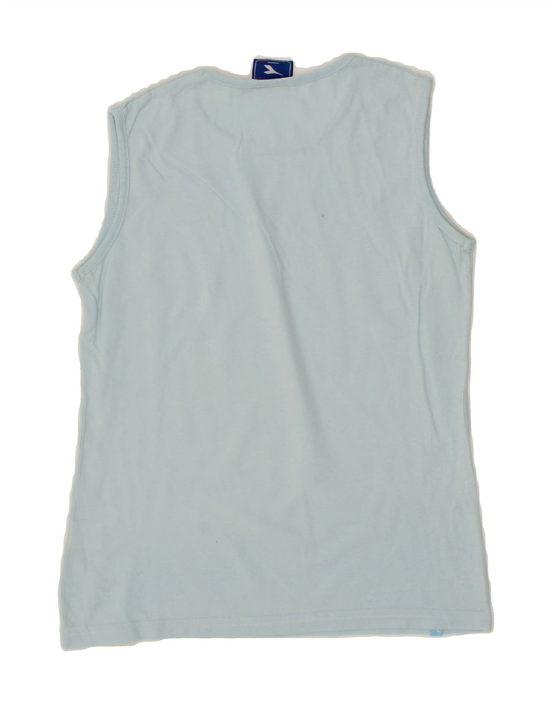 DIADORA Girls Vest Top 12-13 Years Blue Cotton Vintage Diadora and Second-Hand Diadora from Messina Hembry 
