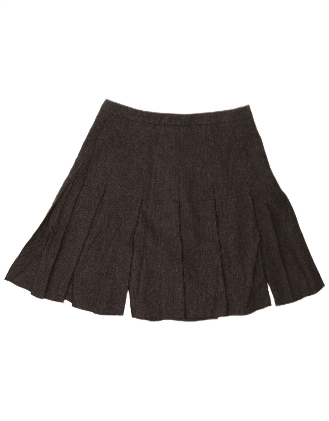 Saia feminina plissada linha A Roberto Cavalli W28 cinza médio