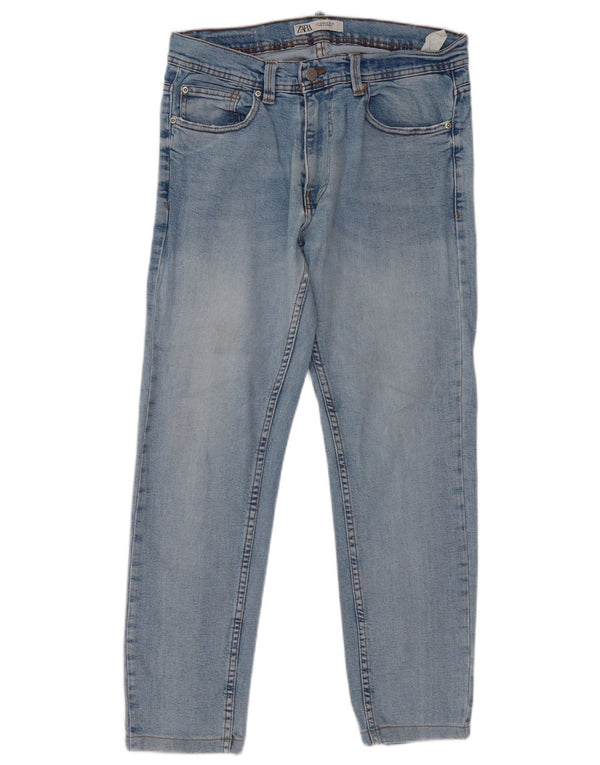 Zara Mens Slim Jeans EU 42 Grande W32 L28 Azul