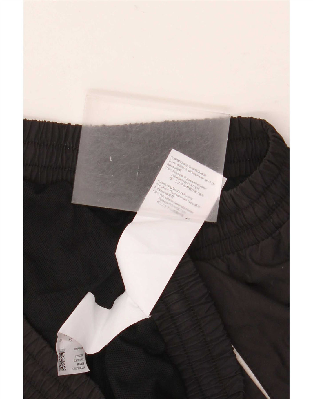 Hugo Boss Shorts de natação masculino gráfico grande poliéster preto