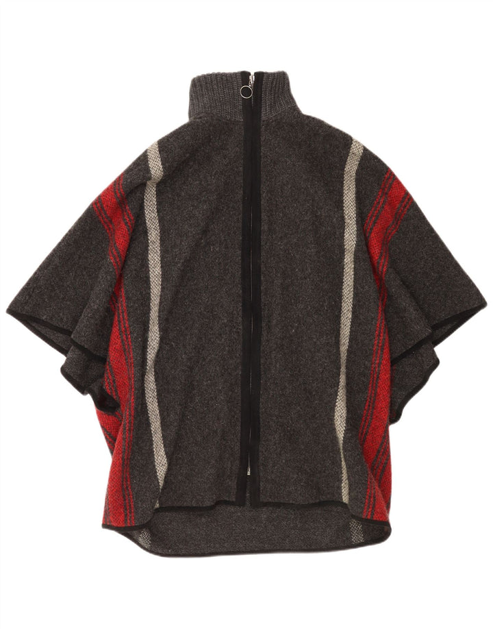 Suéter cardigã grande feminino Massimo Dutti Reino Unido 14 cinza médio