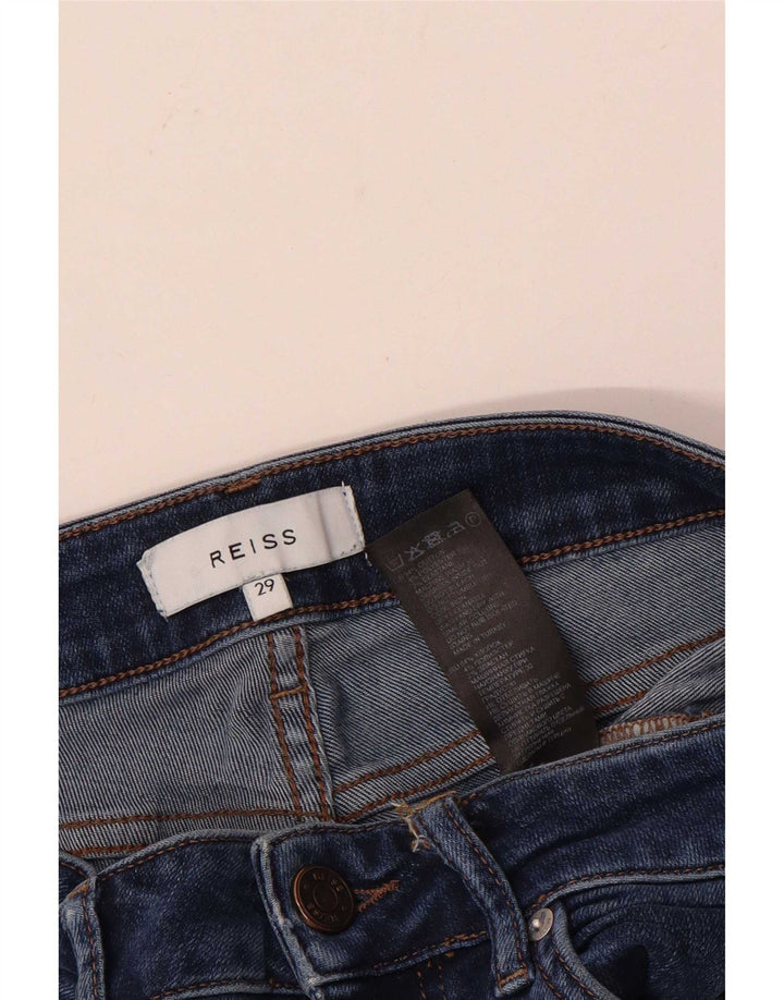 Jeans skinny feminino Reiss W29 L30 azul