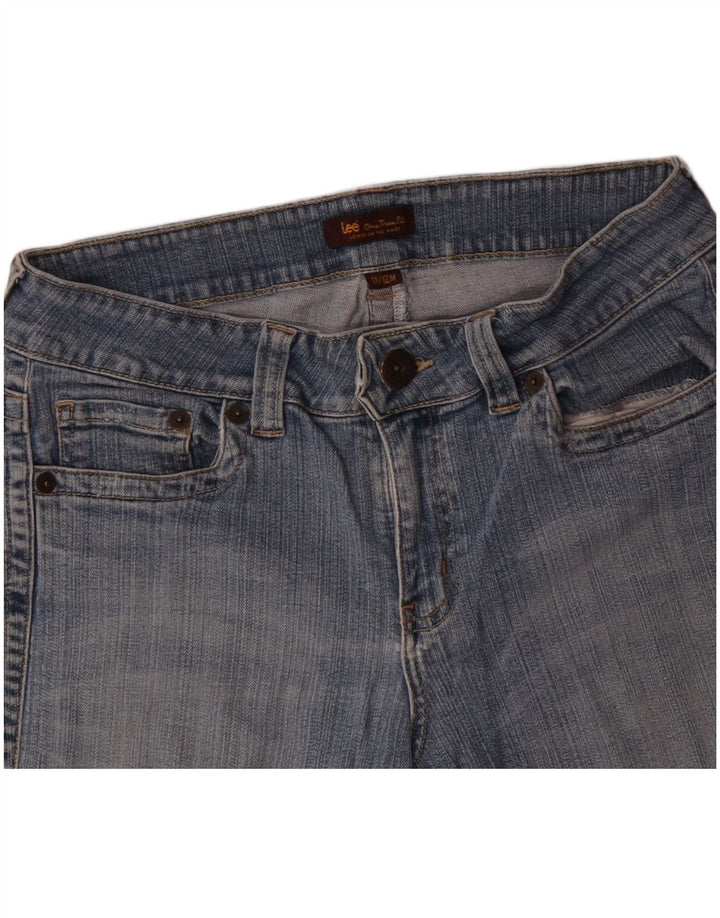 Shorts jeans feminino LEE EUA 11/12 grande W32 algodão azul