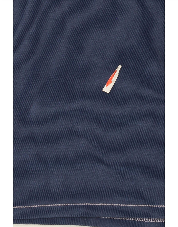 Camisa polo masculina Dkny pequena algodão azul marinho